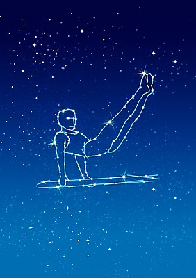 PSD 편집 편집이미지 별 스포츠 백그라운드 하늘 사람모양 사람없음 반짝임 운동 우주 별자리 기계체조 이미지편집 자연요소 모양 모션 건강 체조 파일형식