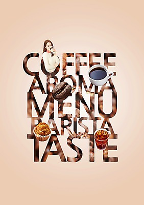 PSD 편집 편집이미지 알파벳 영어 여자 포스터 커피 빵 백그라운드 한명 사람 동양인 성인 단어 한국인 원두 홍보물 아이스티 여자만 여자한명만 성인여자만 성인만 이미지편집 문자 1 음료 음식 인종 파일형식