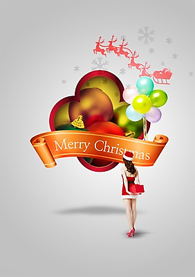 PSD 편집이미지 여자 크리스마스 산타모자 산타옷 선물 한명 사람 동양인 성인 뒷모습 선물상자 상자 산타클로스 라벨 한국인 루돌프 눈송이 썰매 풍선 여자만 여자한명만 성인여자만 성인만 이미지편집 모자_잡화 1 옷 기념일 뷰포인트 사슴 프레임 눈_날씨 인종 파일형식