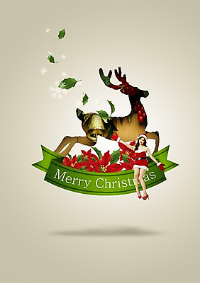 PSD 식물 편집이미지 여자 꽃 크리스마스 산타모자 산타옷 나뭇잎 한명 사람 동양인 성인 장식 산타클로스 라벨 한국인 루돌프 종 눈송이 순록 여자만 여자한명만 성인여자만 성인만 이미지편집 모자_잡화 1 옷 기념일 잎 사슴 프레임 눈_날씨 인종 파일형식