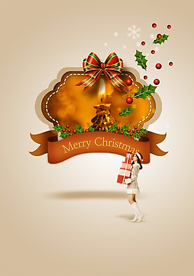 전신 PSD 편집이미지 여자 크리스마스 초 산타모자 불 선물 한명 사람 동양인 성인 선물상자 상자 라벨 한국인 여자만 여자한명만 성인여자만 성인만 이미지편집 자연요소 모자_잡화 1 기념일 프레임 인종 파일형식