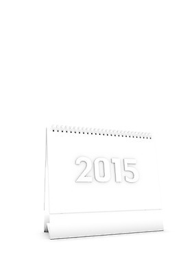 PSD 편집 편집이미지 백그라운드 새해 사람없음 3D 달력 흰색 목표 계획 2015년 1년 탁상달력 편집3D 컬러 컨셉 연도 디지털합성 파일형식
