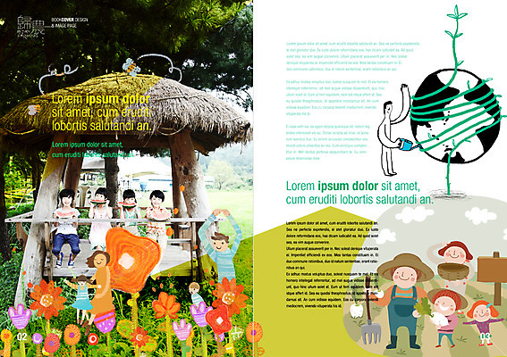 PSD 식물 템플릿 편집 표지디자인 북디자인 여자 남자 꽃 내지 지구 어린이 백그라운드 북커버 자연 수박 사람 여러명 지구본 잡지 오두막 귀농 어린이만 표지샘플 이미지템플릿 다수 농업 과일 간행물 생태계 파일형식