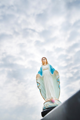 포토 JPG 주간 구름 종교 로우앵글 백그라운드 종교용품 하늘 사람없음 야외 천주교 오브젝트 천주교용품 마리아 성물 국내포토 자연요소 뷰포인트 파일형식