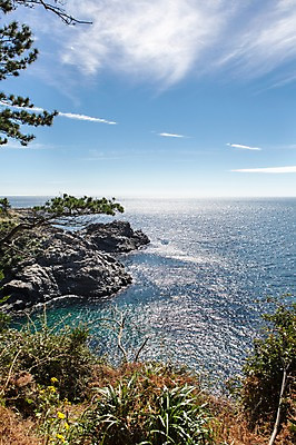 포토 JPG 주간 구름 바다 한국 풍경 사람없음 야외 제주도 돌_바위 바위 외돌개 국내포토 자연요소 아시아 파일형식