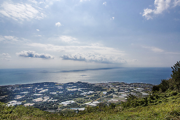 포토 JPG 주간 구름 바다 여행 하늘 한국 풍경 사람없음 야외 제주도 마을 군산오름 국내포토 자연요소 아시아 오름 서귀포 파일형식