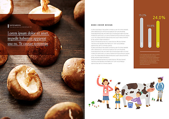 PSD 동물 템플릿 편집 표지디자인 북디자인 출판디자인 여자 어린이교육 교육 남자 내지 어린이 음식 백그라운드 채소 북커버 그래프 사람 팜플렛 여러명 성인 버섯 목장 우유 체험학습 소 젖소 목장체험 이미지템플릿 다수 포유류 유제품 체험 파일형식