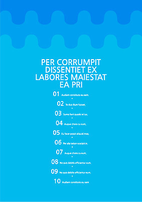 템플릿 내지 하늘색 텍스트 사람없음 프레젠테이션 문서템플릿 서식 레이아웃 문서 제안서 물결무늬 목차 이미지템플릿 AI파일 물결 무늬 파란색 파일형식 벡터