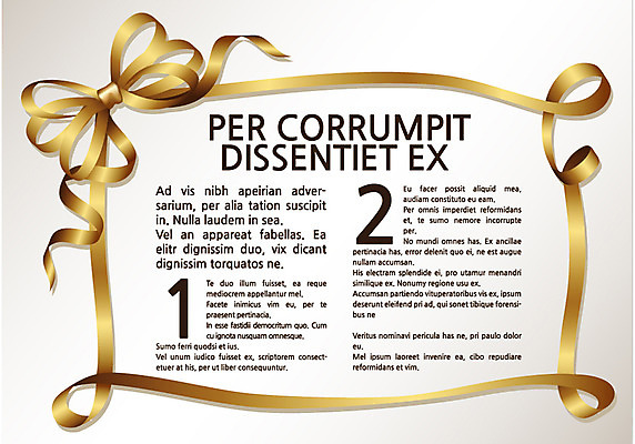 템플릿 리본 내지 텍스트 사람없음 금색 프레젠테이션 문서템플릿 서식 레이아웃 문서 제안서 이미지템플릿 AI파일 컬러 파일형식 벡터