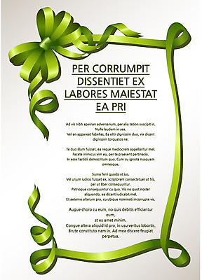 템플릿 리본 내지 텍스트 사람없음 연두색 프레젠테이션 문서템플릿 서식 레이아웃 문서 제안서 이미지템플릿 AI파일 초록색 파일형식 벡터