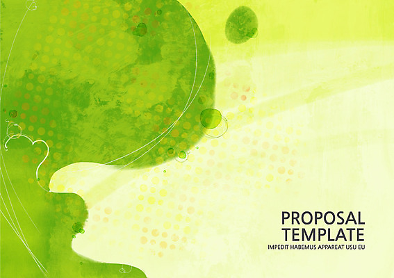 템플릿 표지 텍스트 사람없음 연두색 물감 프레젠테이션 문서템플릿 서식 레이아웃 문서 제안서 이미지템플릿 AI파일 초록색 미술도구 파일형식 벡터