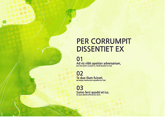 템플릿 내지 텍스트 사람없음 연두색 물감 프레젠테이션 문서템플릿 서식 레이아웃 문서 제안서 목차 이미지템플릿 AI파일 초록색 미술도구 파일형식 벡터