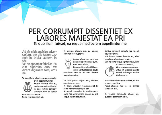 모양 템플릿 내지 하늘색 무늬 텍스트 사람없음 삼각형 프레젠테이션 문서템플릿 서식 레이아웃 문서 제안서 이미지템플릿 AI파일 도형 파란색 파일형식 벡터