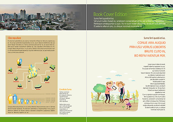 PSD 템플릿 편집 표지디자인 북디자인 출판디자인 여자 남자 내지 어린이 백그라운드 지도 밭 북커버 가족 그래프 논 사람 빌딩 팜플렛 성인 라이프 세명 농사 농촌 도시 귀농 이미지템플릿 농업 관계 건물 생활 시골 파일형식