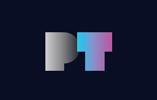 EPS 해외이미지 모양 템플릿 디자인 알파벳 분홍색 백그라운드 일러스트 회사 비즈니스 추상 파란색 회색 P 큼 편지 심볼 신분 T 엘리먼트 활자 해외202004 해외일러스트 영어 컬러 무늬 크기 활자판 파일형식 벡터 이미지허브