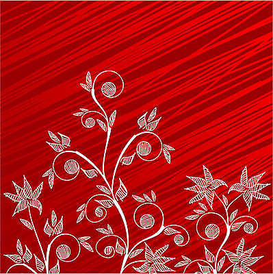 EPS 해외이미지 식물 꽃 백그라운드 잎 꽃무늬 곡선 일러스트 프레임 사람없음 해외202004 해외일러스트 선 무늬 파일형식 벡터 이미지허브