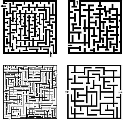 EPS 해외이미지 모양 디자인 도로 길 벽 백그라운드 컨셉 패턴 일러스트 놀이 성공 추상 출입구 화살 아이디어 그래픽 검은색 도전 흰색 퍼즐 4 선택 계획 방향 검색 정사각형 만들기 문제 미로 해결 발견 루트 방법 복잡 혼란 해외202004 해외일러스트 도형 컬러 무늬 교통시설 모션 숫자 파일형식 벡터 이미지허브