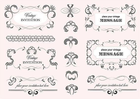 EPS 해외이미지 디자인 일러스트 프레임 사람없음 장식 빈티지 고급 우아함 바로크 빅토리아 해외202004 해외일러스트 컨셉 파일형식 벡터 이미지허브