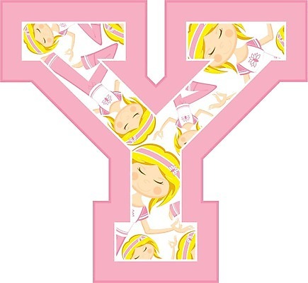 EPS 해외이미지 알파벳 영어 교육 꽃 스포츠 패턴 일러스트 요가 사람 금발 만화 편지 Y 고립 필라테스 해외202004 해외일러스트 식물 문자 헤어스타일 웰빙 무늬 운동 파일형식 벡터 이미지허브