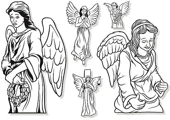 EPS 해외이미지 클립아트 기독교 어린이 날개 일러스트 하늘 휴가 천사 사랑 사람 숫자 윤곽 신성 천국 결백 고립 해외202004 해외일러스트 문자 감정 종교 파일형식 벡터 이미지허브