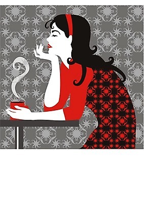 포토 JPG 해외이미지 커피 음료 벽지 휴식 갈색머리 사람없음 빨간색 식당 검은색 카페 회색 해외202004 해외포토 헤어스타일 컬러 컨셉 상점 파일형식 이미지허브