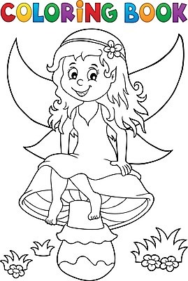 EPS 해외이미지 캐릭터 드레스 여자 행복 날개 일러스트 동화 요정 이야기 미술 미소 앉기 책 버섯 페인트 그리기 그림 윤곽 신화 공상 마법 전설 테마 해외202004 해외일러스트 일러캐릭터 옷 감정 모션 문화예술 표정 사람 파일형식 벡터 이미지허브