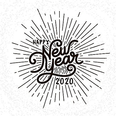 EPS 해외이미지 백그라운드 크리스마스 일러스트 타이포그라피 사람없음 해피뉴이어 레터링 해외202004 해외일러스트 문자 기념일 새해인사 파일형식 벡터 이미지허브