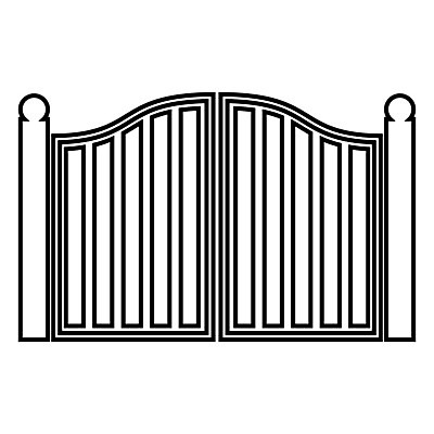 EPS 해외이미지 외관 일러스트 자물쇠 손잡이 야외 울타리 문 검은색 수확 닫기 보호 두루마리 아치 복고 잠금 대문 윤곽 환영 고립 더블 옛날 정문 철책 해외202004 해외일러스트 컬러 컨셉 농업 모션 담장 보안 파일형식 벡터 이미지허브