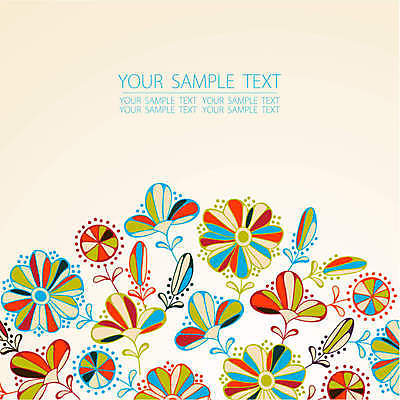 EPS 해외이미지 배너 꽃 선 백그라운드 꽃무늬 일러스트 텍스트 프레임 사람없음 엘리먼트 해외202004 해외일러스트 식물 무늬 파일형식 벡터 이미지허브