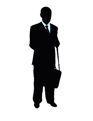 포토 JPG 해외이미지 실루엣 컨셉 셔츠 서류가방 가방 일러스트 넥타이 정장 성인 사람없음 파란색 검은색 흰색 비즈니스맨 고립 해외202004 해외포토 잡화 옷 남자 컬러 상의 비즈니스 촬영기법 사람 직장인 파일형식 이미지허브