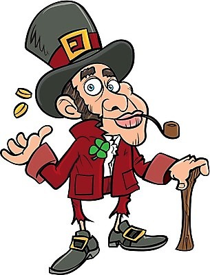 EPS 해외이미지 캐릭터 전통 일러스트 휴가 요정 정장 초록색 클로버 토끼풀 만화 아일랜드 난쟁이 고립 해외202004 해외일러스트 일러캐릭터 식물 옷 유럽 컬러 파일형식 벡터 이미지허브