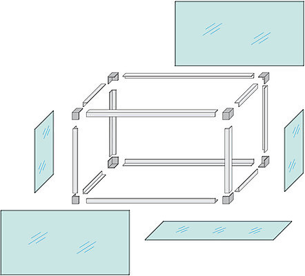 EPS 해외이미지 디자인 컨셉 일러스트 부분 유리 주택 프레임 골격 그래픽 물 파란색 3D 금속 흰색 투명 사발 모서리 계획 스케치 묘사 싱글 그림 심플 탱크 윤곽 수족관 뼈대 직사각형 공학 조립 고립 쉬운 프로젝트 핸드메이드 디테일 해외202004 해외일러스트 자연요소 도형 교육 컬러 재질 미술 건물 사기그릇 디지털합성 파일형식 벡터 이미지허브
