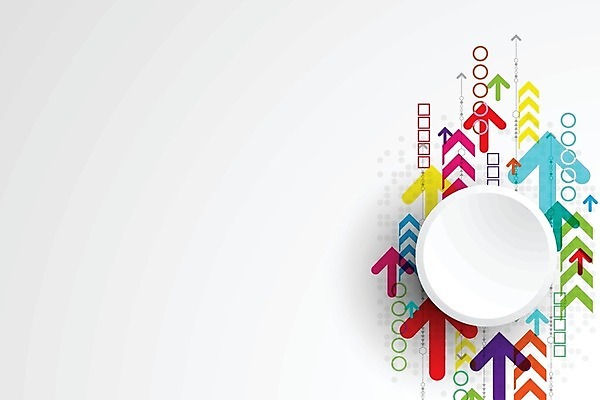 EPS 해외이미지 디자인 화살표 일러스트 추상 사람없음 그래픽 컬러풀 디지털 흰색 원형 해외202004 해외일러스트 도형 컬러 무늬 파일형식 벡터 이미지허브