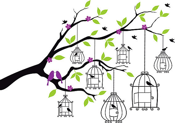 EPS 해외이미지 모양 나무 식물 동물 커플 꽃 실루엣 야생동물 분홍색 백그라운드 컨셉 잎 꽃무늬 날개 일러스트 자연 조류 주택 야외 초록색 문 정원 보라색 검은색 봄 자유 흰색 나뭇가지 오픈 둥지 그림 새장 리빙 고립 무료 해외202004 해외일러스트 계절 컬러 무늬 관계 촬영기법 건물 생태계 케이지 파일형식 벡터 이미지허브