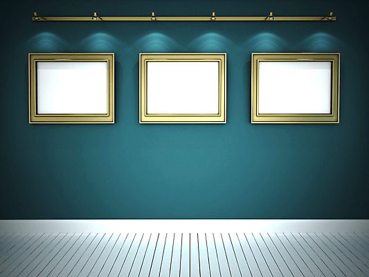 포토 JPG 해외이미지 배너 벽 프레임 실내 3 미술 사람없음 가로 초록색 파란색 빛 인테리어 3D 방 램프 발표 황금 클래식 미술관 수집 그림 박물관 캔버스 빛망울 해외202004 해외포토 디자인 컬러 컨셉 문화예술 조명 내부 디지털합성 파일형식 이미지허브