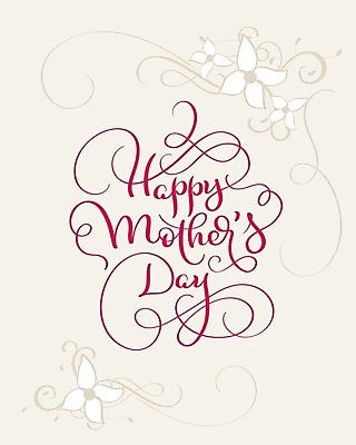 EPS 해외이미지 꽃 백그라운드 일러스트 캘리그라피 사람없음 베이지색 어머니의날 해외202004 해외일러스트 식물 기념일 컬러 미국문화 파일형식 벡터 이미지허브