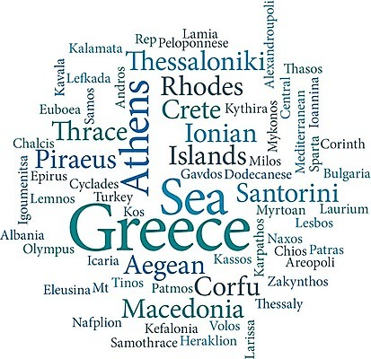 EPS 해외이미지 구름 바다 섬 백그라운드 일러스트 지중해 그리스 아테네 산토리니 마케도니아 미코노스섬 코르푸 해외202004 해외일러스트 자연요소 유럽 파일형식 벡터 남유럽 이미지허브