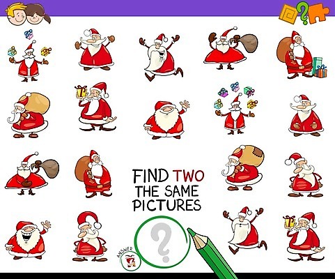 EPS 해외이미지 캐릭터 디자인 응시 교육 어린이 크리스마스 일러스트 휴가 선물 취미 그래픽 산타클로스 유치원 시험 게임 축하 쌍 퍼즐 어플리케이션 만화 검색 준비 그림 발견 똑같은 해외202004 해외일러스트 일러캐릭터 시선 기념일 컨셉 놀이 사람 파일형식 벡터 이미지허브
