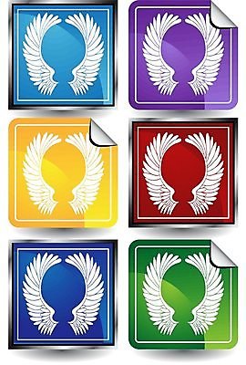 EPS 해외이미지 클립아트 디자인 스티커 인터넷 일러스트 버튼 천사 미술 그래픽 장식 빨간색 초록색 파란색 세트 노란색 보라색 웹 껍질 흰색 땅 천국 엘리먼트 해외202004 해외일러스트 컬러 문화예술 파일형식 벡터 이미지허브