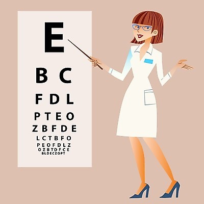 EPS 해외이미지 직업 안경 일러스트 건강 병원 치료 안과 안과의사 해외202004 해외일러스트 잡화 의학 의사 파일형식 벡터 의료진 이미지허브