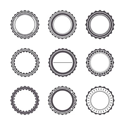 EPS 해외이미지 디자인 일러스트 프레임 그래픽 세트 라벨 웹 회색 수확 원형 물개 수집 심볼 사인 복고 배지 우표 휘장 엘리먼트 옛날 스타일 힙스터 모노그램 해외202004 해외일러스트 도형 패션 컬러 농업 인터넷 포유류 바다동물 파일형식 벡터 이미지허브
