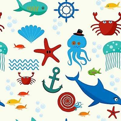EPS 해외이미지 동물 행복 어린이 파도 바다 백그라운드 패턴 일러스트 자연 벽지 불가사리 어류 미소 물 파란색 수중 거품 게 껍질 흰색 플랫 만화 돌고래 질감 문어 닻 해파리 앵무조개 스타일 해외202004 해외일러스트 자연요소 감정 컬러 무늬 포유류 조개 극피동물 연체동물 표정 갑각류 사람 수중동물 자포동물 생태계 파일형식 벡터 이미지허브