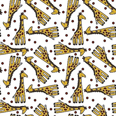 EPS 해외이미지 동물 디자인 백그라운드 패턴 일러스트 벽지 갈색 흰색 만화 기린 타일 정사각형 해외202004 해외일러스트 도형 컬러 무늬 포유류 파일형식 벡터 이미지허브