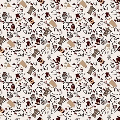 EPS 해외이미지 디자인 커피 음료 음식 백그라운드 패턴 일러스트 디저트 사탕 컵 쿠키 케이크 상점 초콜릿 카페 머그컵 수확 시간 달콤 낙서 냄비 커피잔 찻주전자 스케치 컵케이크 굽기 메뉴 복고 카푸치노 해외202004 해외일러스트 식기 무늬 농업 주전자 잔 미술 맛 솥 구이 파일형식 벡터 이미지허브