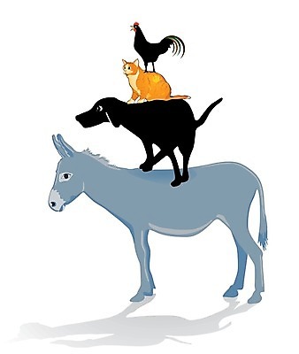 EPS 해외이미지 동물 배너 어린이 일러스트 독일 이야기 반려동물 농장 쌓기 고양이 음악가 역사 개 사냥개 당나귀 수탉 해외202004 해외일러스트 직업 유럽 음악 농업 포유류 모션 사람 닭 말_동물 수컷 파일형식 벡터 이미지허브