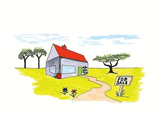 EPS 해외이미지 나무 꽃 일러스트 자연 주택 풍경 야외 세일 정원 빌라 싱글 그림 심플 분양 해외202004 해외일러스트 식물 부동산 건물 생태계 파일형식 벡터 이미지허브