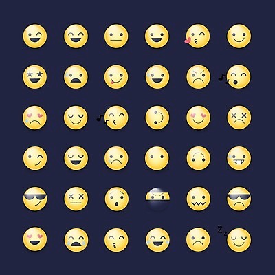 EPS 해외이미지 행복 감정 별 일러스트 키스 무표정 표정 윙크 사람없음 선글라스 노란색 눈감음 놀람 고통 다양 짜증 표현 눈물 메롱 입내밀기 이모티콘 닌자 싫은 휘파람 해외202004 땀흘리기 반하는 해외일러스트 자연요소 안경 컬러 다수 컨셉 모션 애정표현 파일형식 벡터 이미지허브