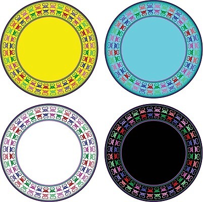 EPS 해외이미지 디자인 선 패턴 일러스트 프레임 장식 컬러풀 게 원형 엘리먼트 스타일 해외202004 해외일러스트 도형 컬러 무늬 갑각류 파일형식 벡터 이미지허브