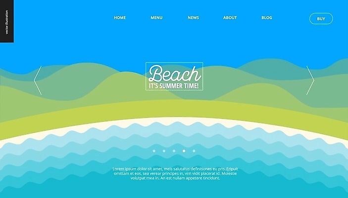 EPS 해외이미지 템플릿 배너 공원 호수 모래 파도 바다 섬 백그라운드 곡선 일러스트 하늘 휴가 휴식 해변 사람없음 물 컬러풀 만 강가 레이아웃 장면 해외202004 해외일러스트 자연요소 공공시설 선 컬러 컨셉 강 파일형식 벡터 이미지허브