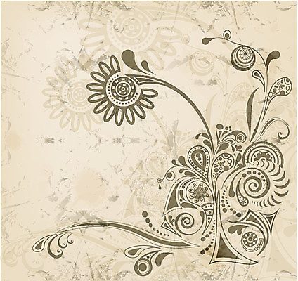 EPS 해외이미지 식물 디자인 꽃 백그라운드 꽃무늬 일러스트 자연 추상 발렌타인데이 장식 여름 봄 수확 우아함 복고 해외202004 해외일러스트 계절 컨셉 무늬 농업 데이이벤트 생태계 파일형식 벡터 이미지허브